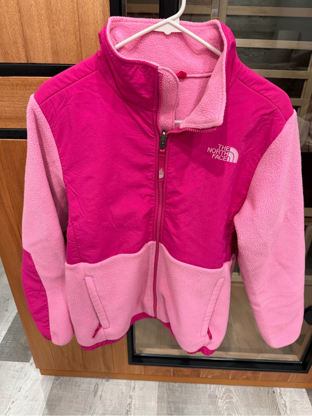 The North Face Kids Pink Fleece Jacket